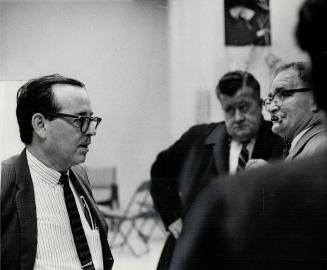 ... The losers, Part-owner of a hotel, Albert Grossman (left) was unhappy about the vote
