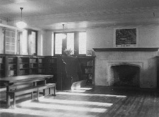 Image shows children inside Boys and Girls Room at Wychwood Library.
