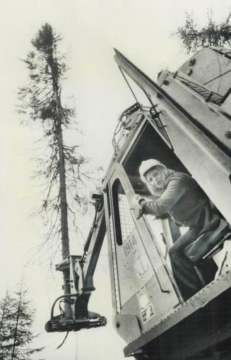 Carolyn Anderson and her 10-ton machine pluck a tree out of the ground without any effort, Carolyn, who says the job is easier than the work she once (...)