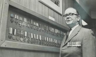 Medals of the Commonwealth, including British military decorations Ottawa may forbid Canadian servicemen to accept, are on display at the Royal Canadi(...)