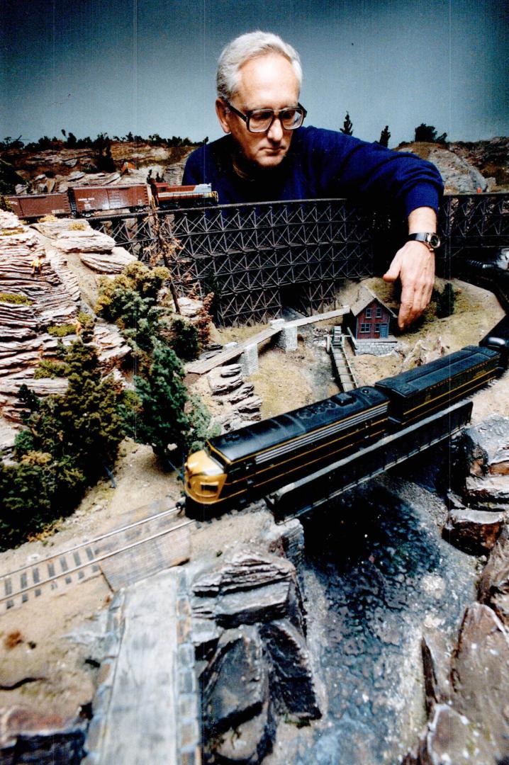 Just like the real thing, Members of the Scarborough Model Railroad Club - like Bill Stemp, above - are real sticklers for accuracy. They are continua(...)