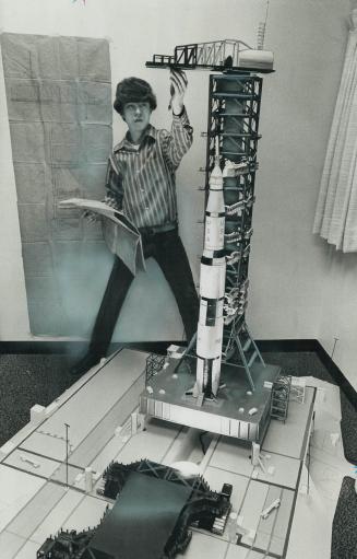 It took a year to build, but this model of Apollo rocket and launching gantry won 15-year-old Harvey Bodak, a Grade 9 student at North York's Zion Hei(...)
