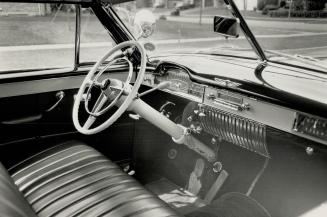 Inside story: Here's beautiful interior of 1949 Cadillac Coupe de Ville Series 62 hardtop convertible, now restored by Leo and Margaret Handley of Mississauga