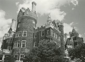 Image shows a partial view of Casa Loma.