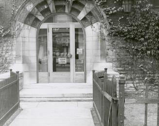 Beaches Branch Library entrance door