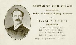 Gerrard Street Methodist Church Sunday Evening Sermons