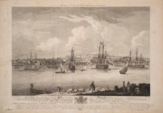 Town and Harbour of Halifax in Nova Scotia As They Appear from the Opposite Shore Called Dartmouth (1759)