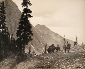 Wolverine Pass 11073-2 [riders and pack horses]