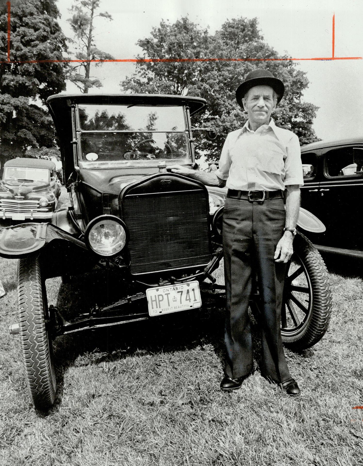 Les Mitchell of Goodwood is proud owner of this 1920 Model T Ford he's ...