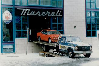 Maserati Canada, not really a new kid on the block except in name, sets up its new retail store on Davenport Rd