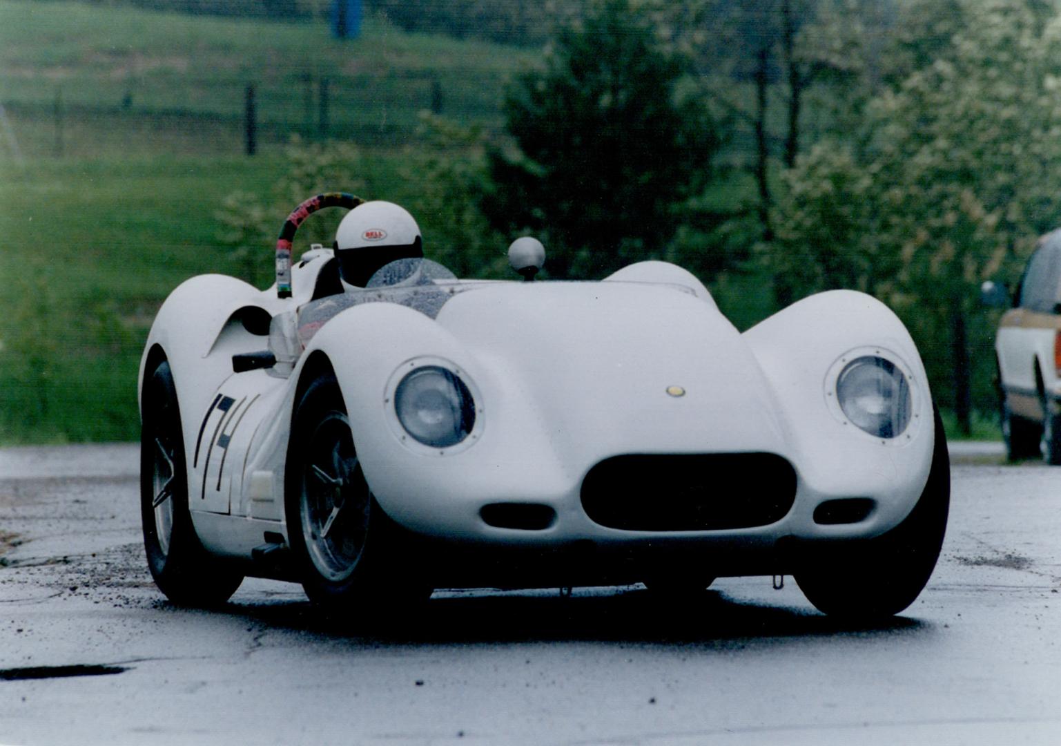 On a Roll: Dentist Jonathan Evans spends as much time as he can indulging his passion for historic cars at the wheel of his '58 Lister Knobbly