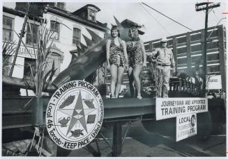 Labor delves into the past for theme of a float in today's Labor Day parade in Toronto
