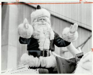 Santa Claus was still his jolly self although he must have been sweltering in his polar suit,