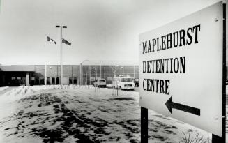 Scene of fall: An inmate at Maplehurst Detention Centre in Milton says Balbar Dhallwal, 36, had a lump the size of a golf ball over one eye when he arrived