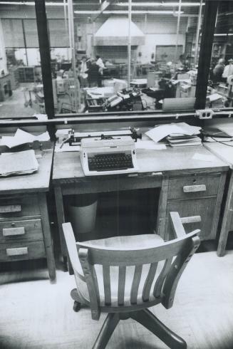 Milheaven - This is desk where Peter Demetez working at printing shop