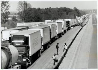 Highway blockade