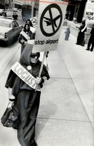 Pickering Protester, April, 1974 in Toronto
