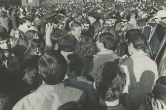 Student walkouts spotlight two viewpoints on power, While Education Minister William davis talked to protesters, 114,000 other students stayed at school