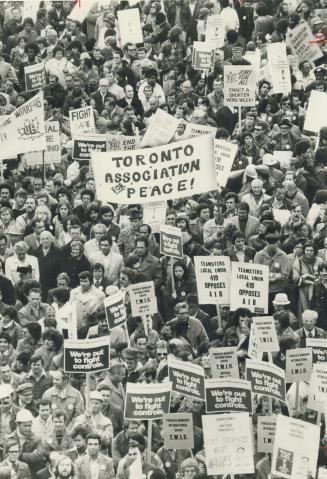 Ontario Unionists rally at Queen's Park, What did the Thursday protest achieve labor?