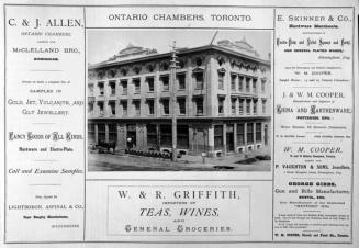 Ontario Chambers, Corner of Church Street and Front Street