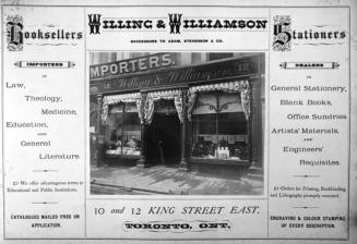 Willing and Williamson, 10-12 King Street East