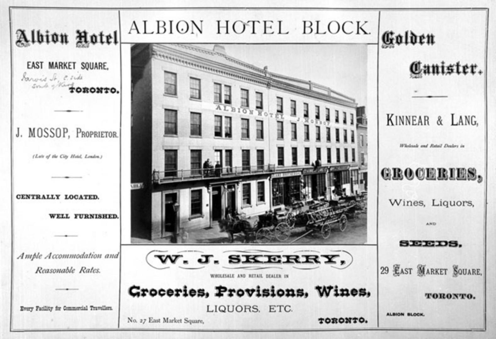 Albion Hotel block, East Market Square