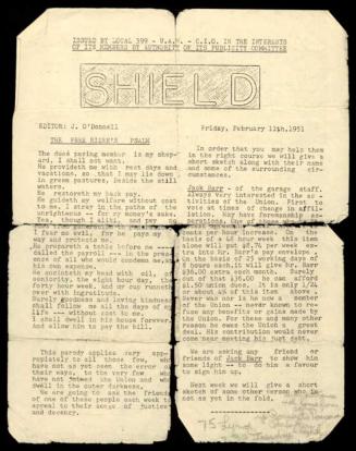 Shield : Friday, Feb. 11, 1951