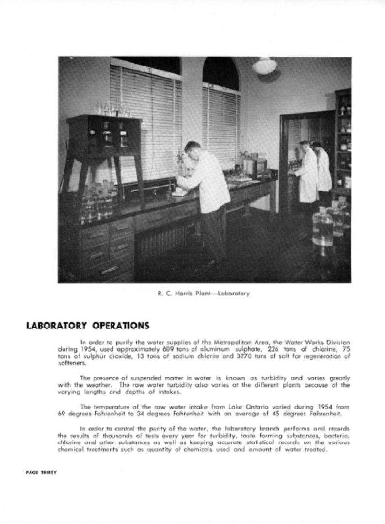 Municipality of Metropolitan Toronto Works Dept