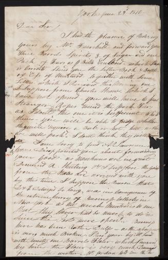 Letter from G. Despard to Quetton de St. George, 23 June 1810