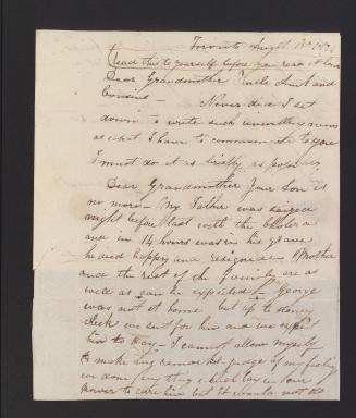 Letter to Isaac Lundy from Lardner Bostwick Jr