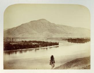 Junction of the North and South Thompson Rivers at Kamloops, B