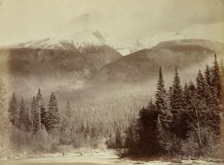 Snow-clad Mountains on the North Branch of the North Thompson River, 2 miles from the Forks, B
