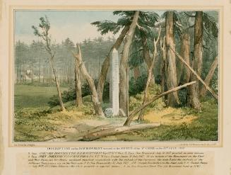 Inscription on the New Monument Erected at the Source of the St. Croix on the 31st July, 1817 (Monument Brook, near Monument, New Brunswick)