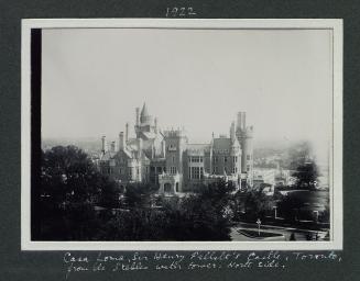Casa Loma, Sir Henry Pellatt's Castle, Toronto, from the stables water tower, north side