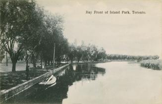 Bay front of Island Park, Toronto