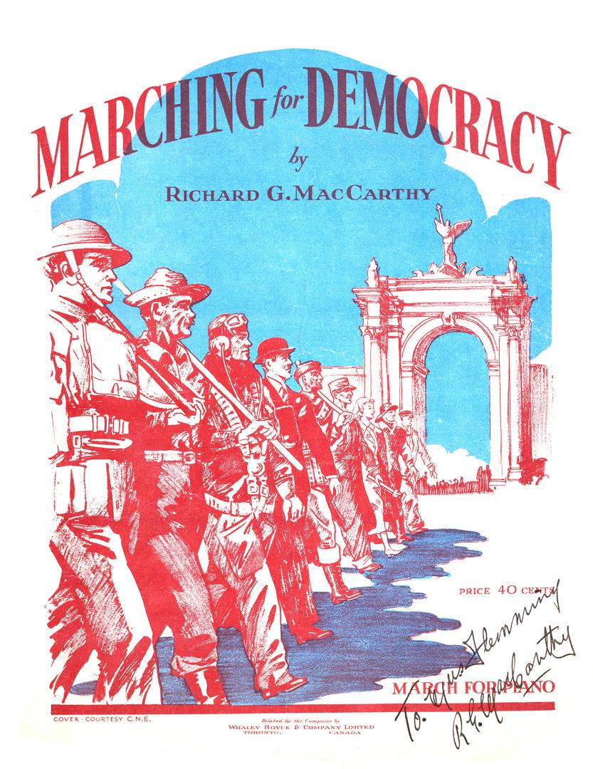 Cover features: title and composer information; drawing of people dressed in different national…