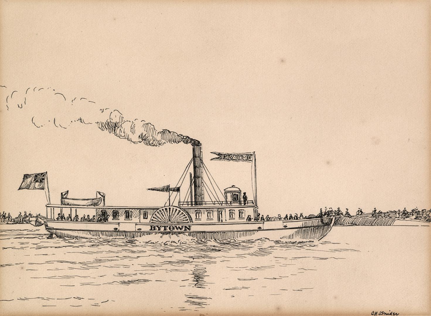 Steamer "Bytown", 1835-50 (Rideau Canal & St. Lawrence River)