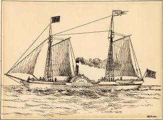 Steamer "Martha Ogden", 1824-1832  (Lake Ontario)