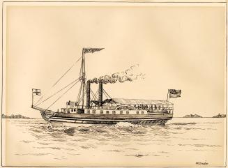 Steamer "Great Britain", 1830  (Lake Ontario)