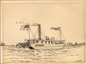 Steamer "Iroquois", 1831  (St. Lawrence River, Ontario)