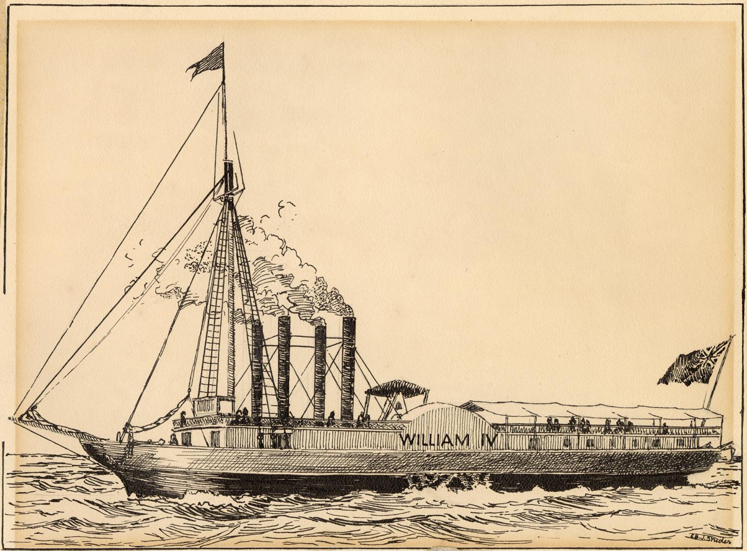 Steamer "William IV", 1832-58 (Lake Ontario)
