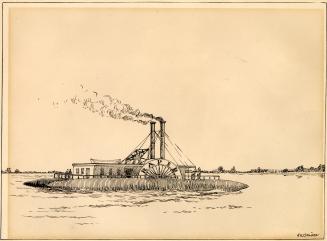 Steamer "Rapid", 1834 (St. Lawrence River, Ontario)