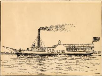 Steamer "Caroline", 1830-37 (Niagara River)