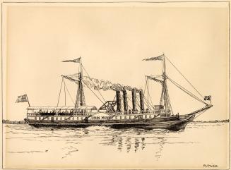 Steamer "John Munn", 1847-63 (St. Lawrence River, Quebec)