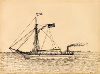 Steamer, "Vandalia", 1841-56; "Milwaukee", 1856 (Great Lakes)
