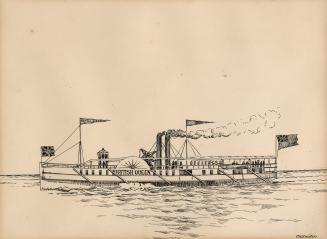 Steamer "British Queen", 1846 (St. Lawrence River)