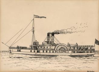 Steamer "Magnet", 1847-95; "Hamilton", 1895-1909 (Great Lakes)