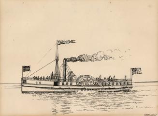 Steamer "Lady of the Lake", 1842-53; "Queen City", 1853-55 (Lake Ontario)