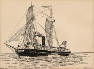 Steamer "Admiral", 1843-1853 (Lake Ontario)