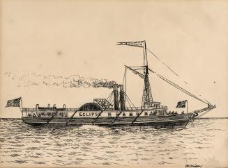Steamer "Eclipse", 1843 (Lake Ontario)